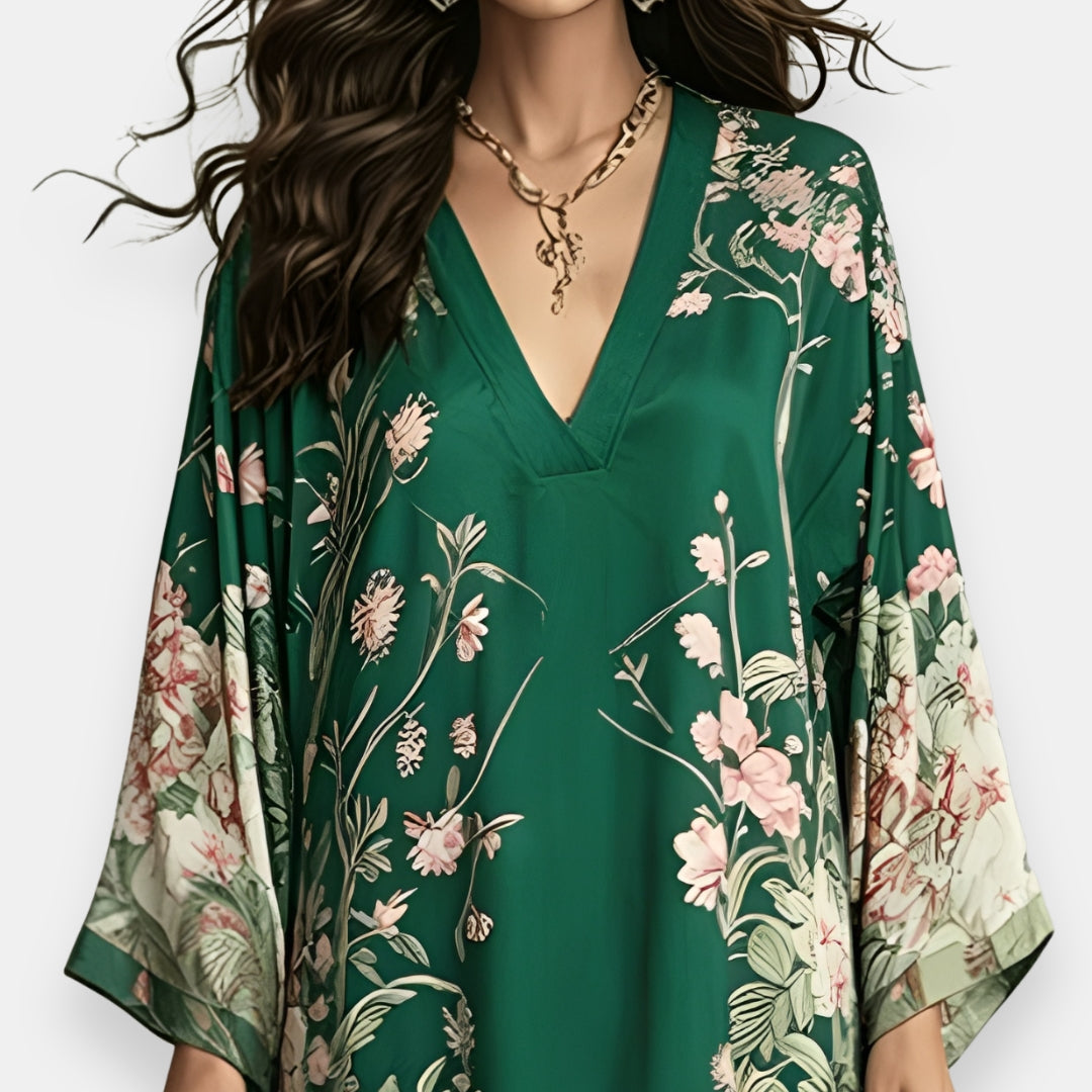 Anaïsse | Robe Kaftan Fleurie