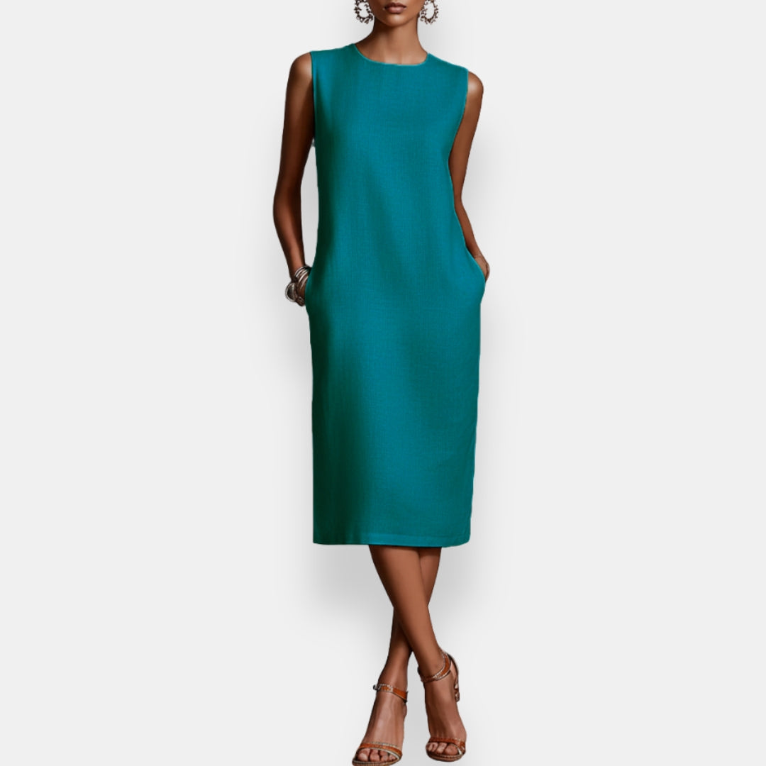 Yseule | Robe Droite Sans-Manches