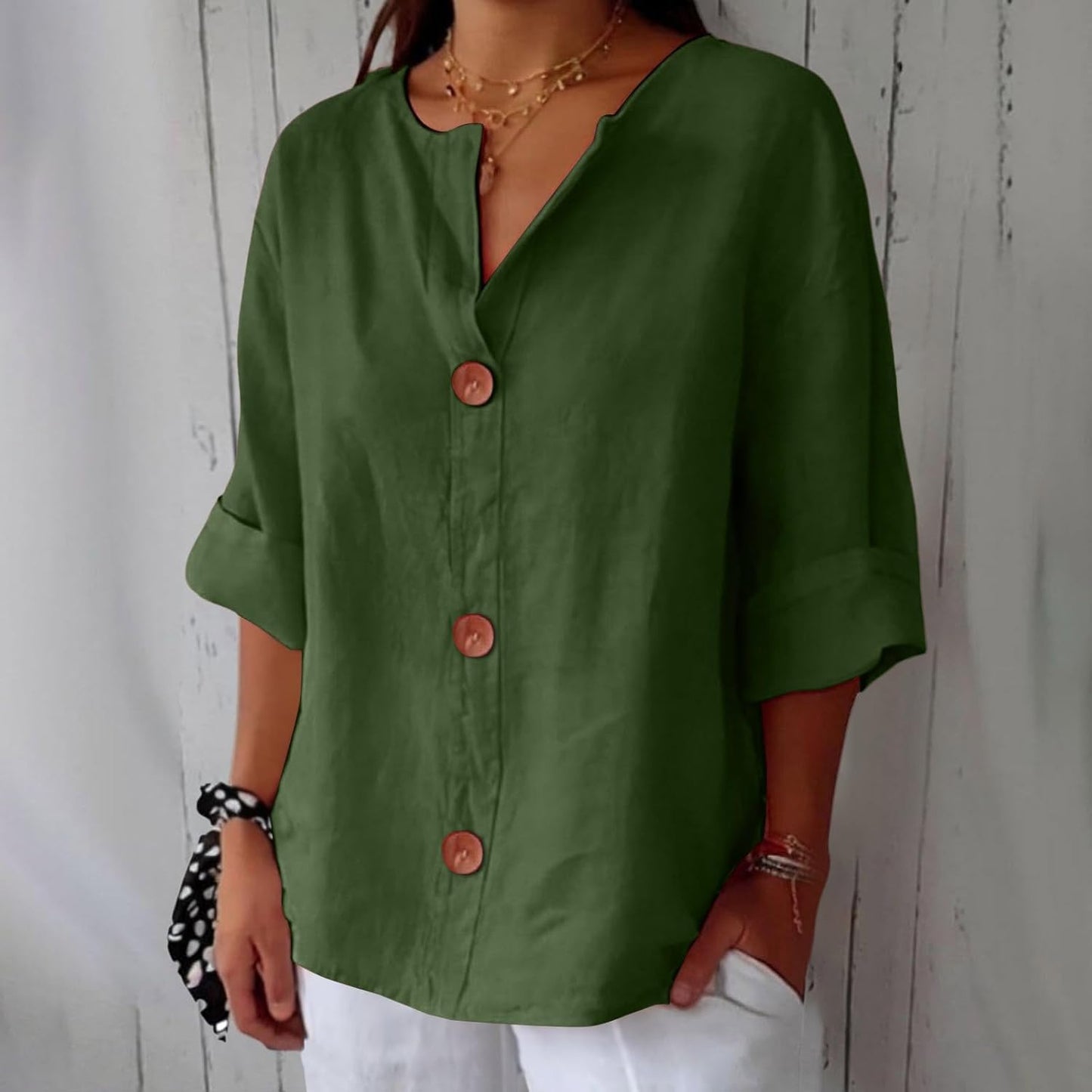 Olivia | Loose-fitting Summer Blouse