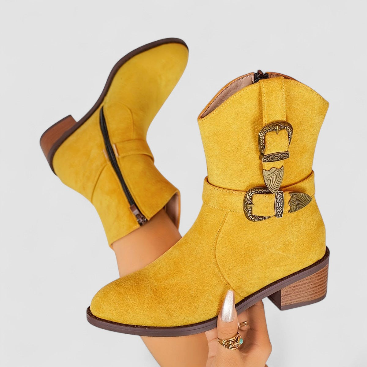 DELACROIX | Bottes Western Orthopédiques Rosa