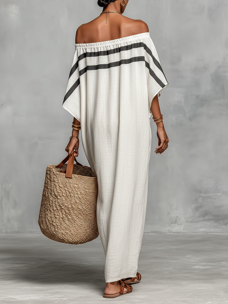 PATRICIA™ - ROBE MAXI ÉLÉGANTE SANS ÉPAULES