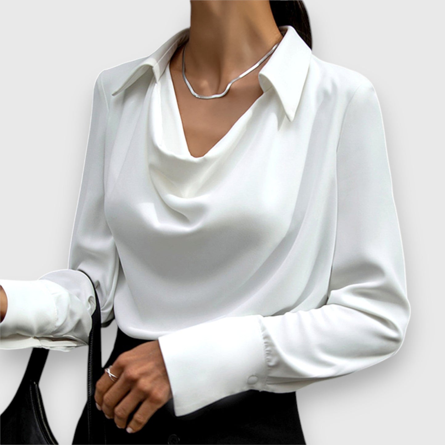 Alisa | Blouse satinée fluide
