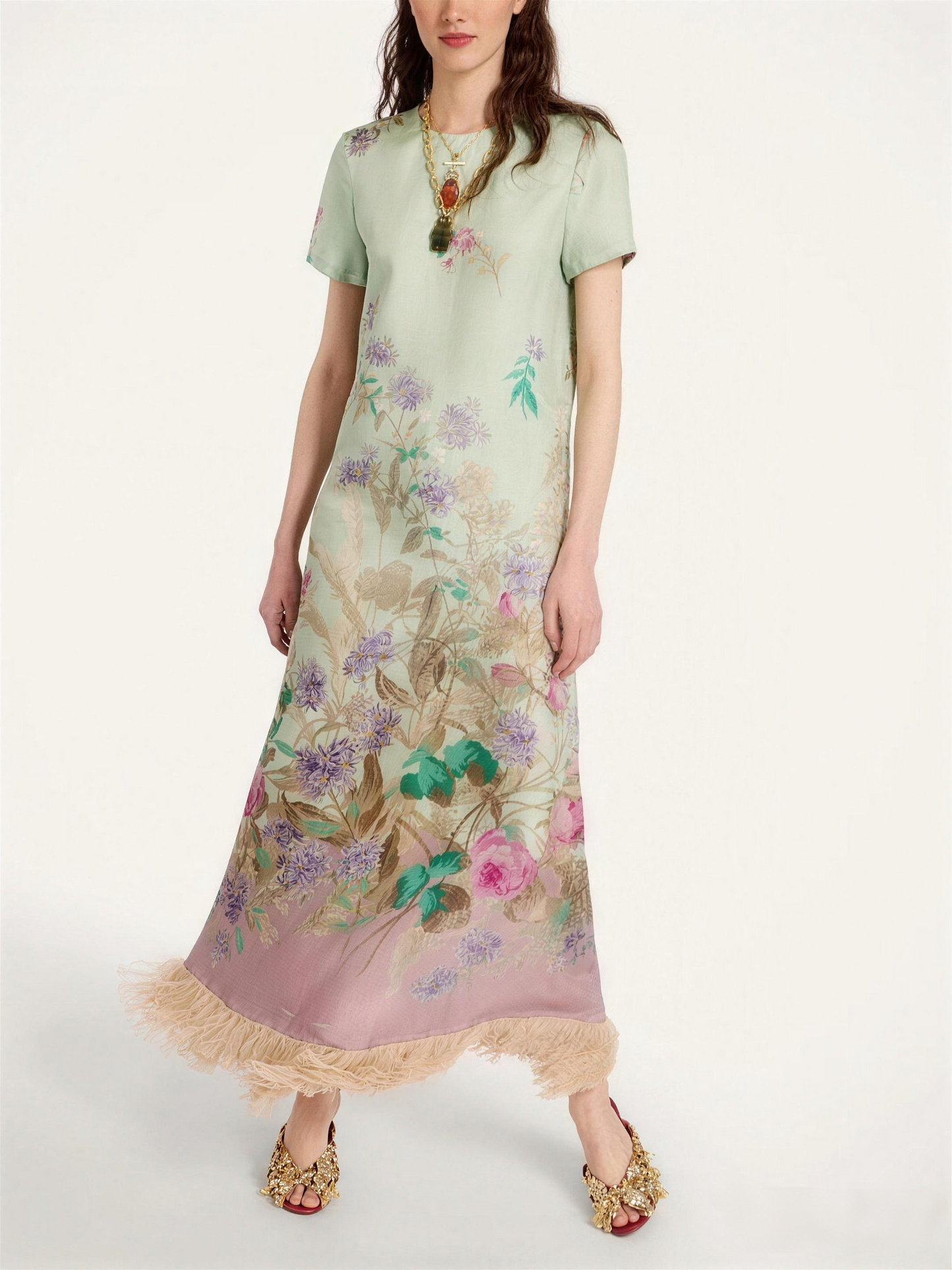 Maxi robe bohème florale