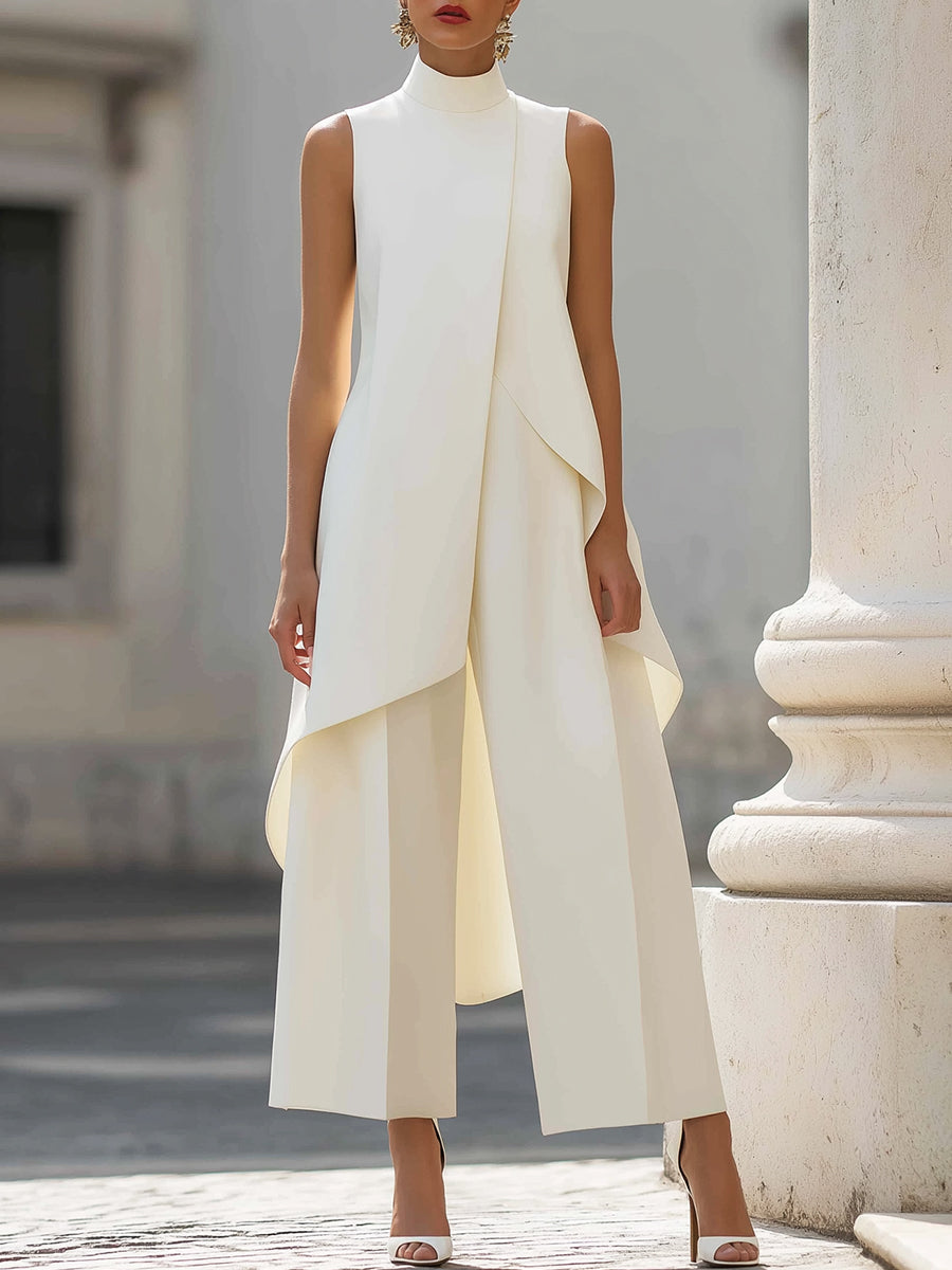Everly | Elegant Wide-Leg Two-Piece Suit