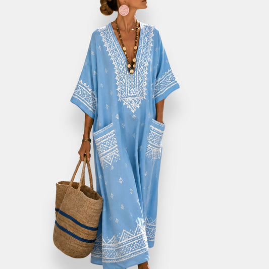 Léonelle | Robe Kaftan Graphique