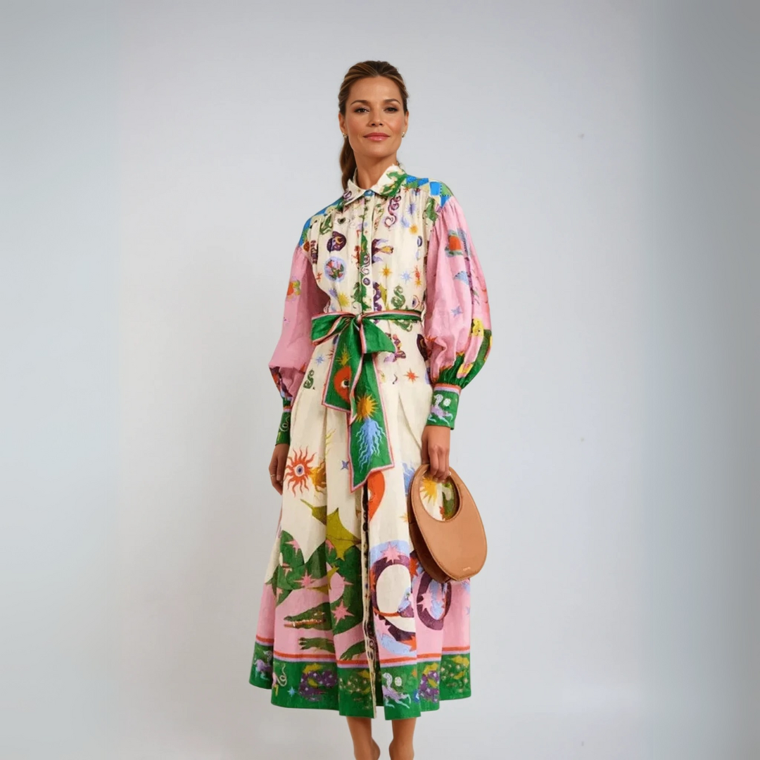 Dorthe™ | Chic Italian Maxi Dress