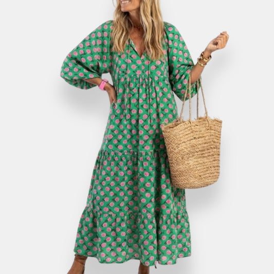 Gwenn | Robe Longue Étagée