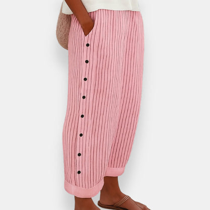 Vanina | Pantalon Large Rayé