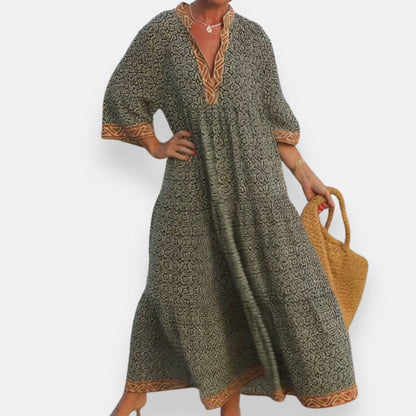 Ombline | Robe kaftan tribal