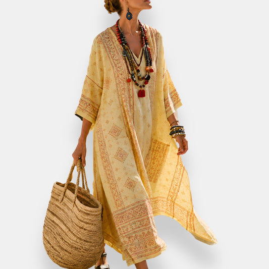 Anaïka | Robe Kaftan Dorée