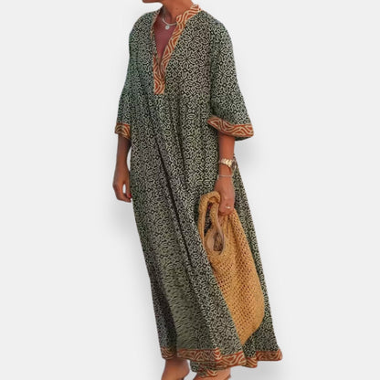 Ombline | Robe kaftan tribal