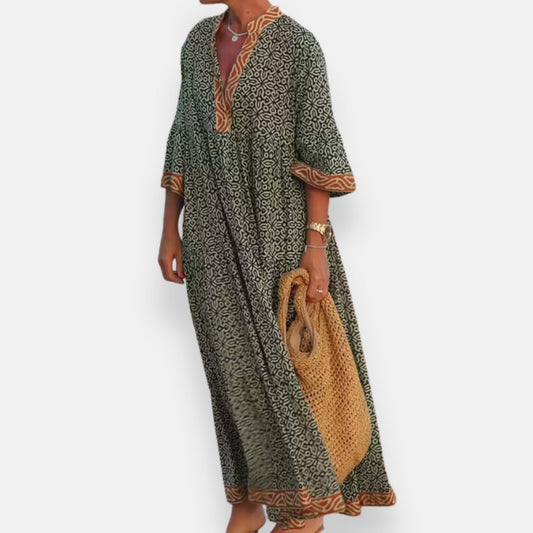 Ombline | Robe kaftan tribal