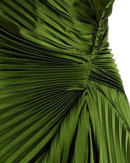 Aurelia | Robe plissée à une épaule