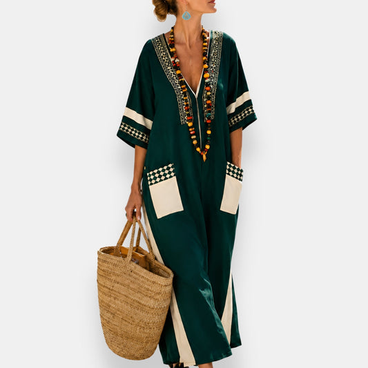 Ysélie | Robe Kaftan Ethnique