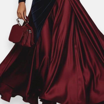 Anceline | Robe Velours Satin