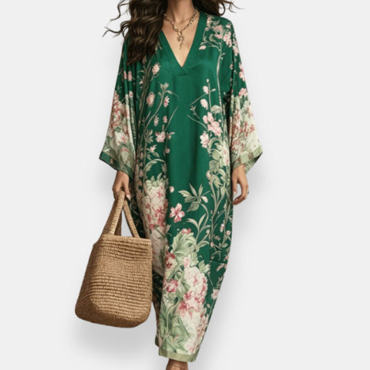 Anaïsse | Robe Kaftan Fleurie
