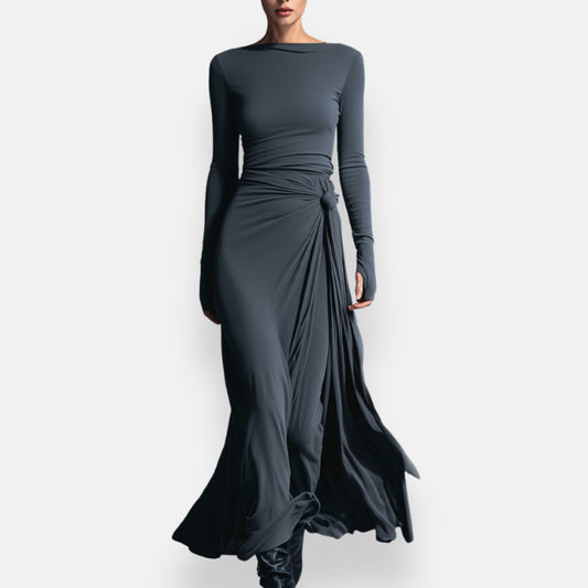 Orphée | Robe Drapée Élégante