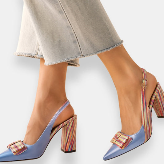 Volvane | Escarpins Slingback Bicolores