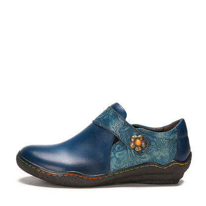 Vintage Genuine Leather Comfy Flat Shoes