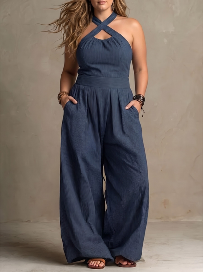 BIANCA™ - JUMPSUIT ÉLÉGANT EN MELANGE DE LIN POUR L'ÉTÉ