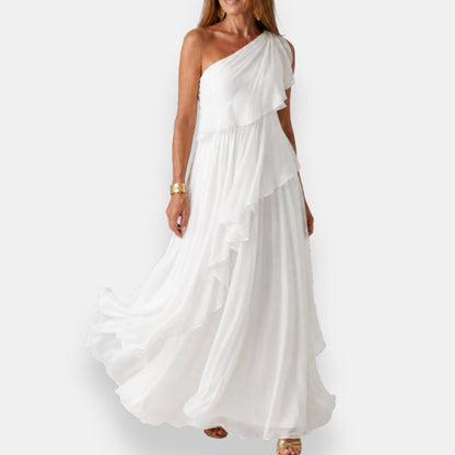 Dorvarine | Robe Asymétrique à Volants