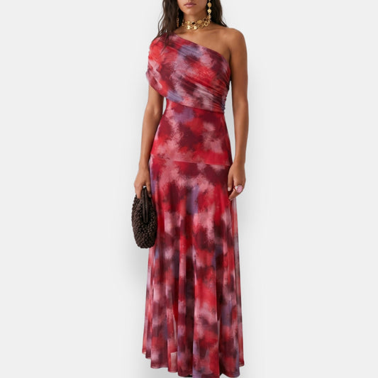 Lormoise | Robe Longue Asymétrique