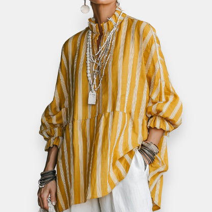 Bette | Chemise Rayée Bouffante