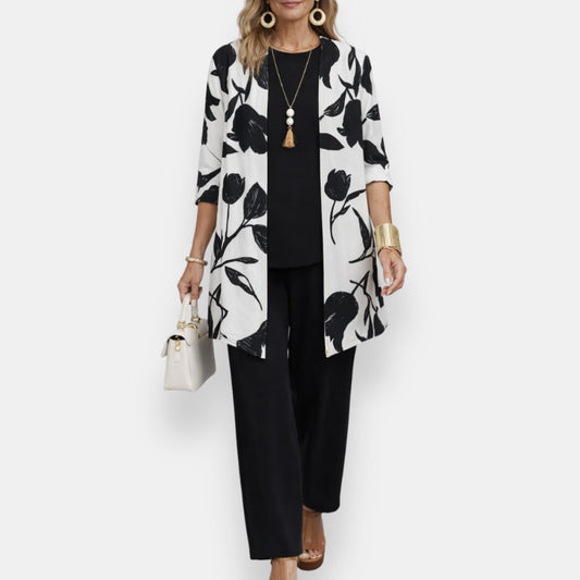 Jouvette | Ensemble kimono fleuri