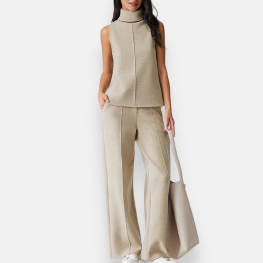 Hélia | Ensemble haut et pantalon large