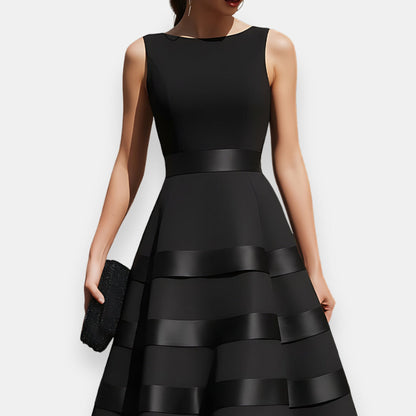 Ervanie | Robe Midi Satin Bands