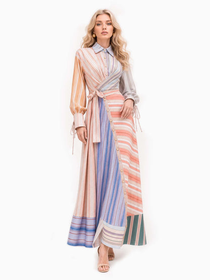 Robe maxi patchwork