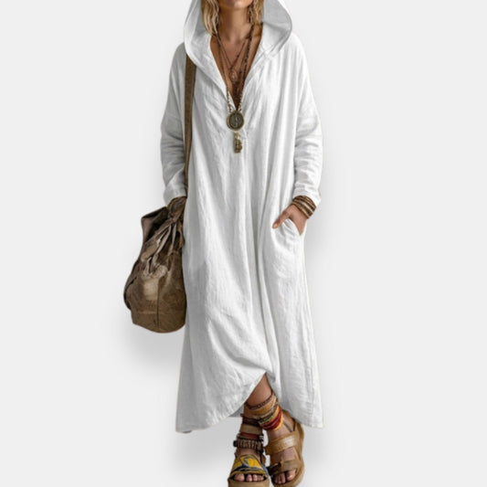 Rébecca | Robe Longue Capuche