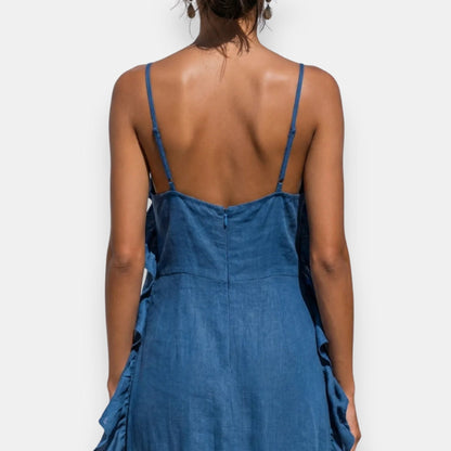 Tarvine | Robe longue à volants