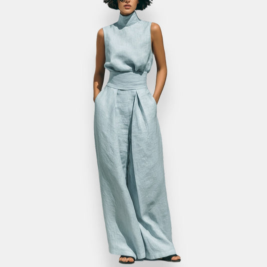 Féorwine | Tailleur pantalon col montant