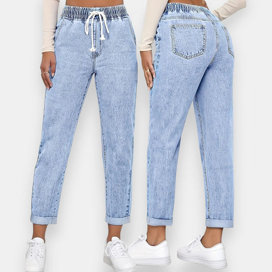 Brevarde | Jean taille élastique à cordon