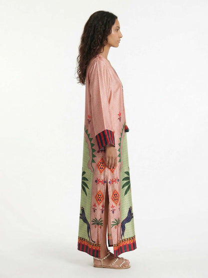 Robe Maxi Imprimée Palmiers
