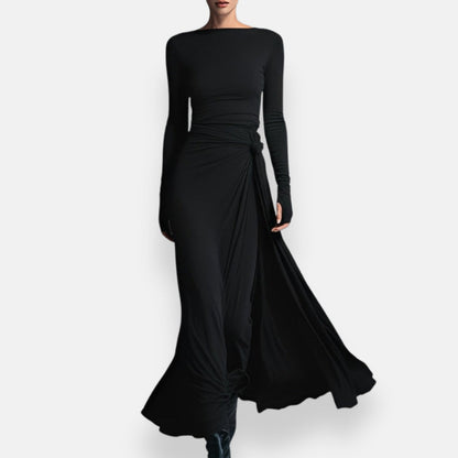Orphée | Robe Drapée Élégante