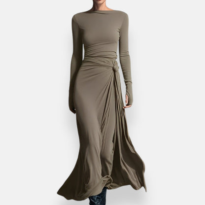 Orphée | Robe Drapée Élégante