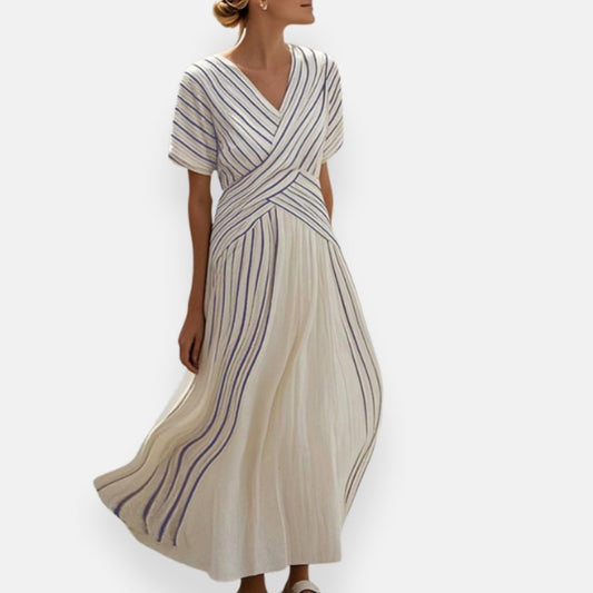 Philippine | Robe fluide à rayures