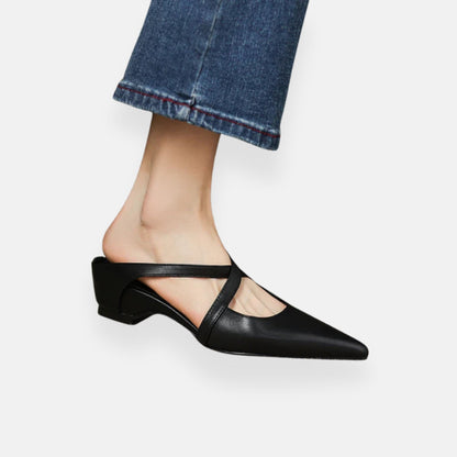 Selva | Mules élégantes à bride croisée