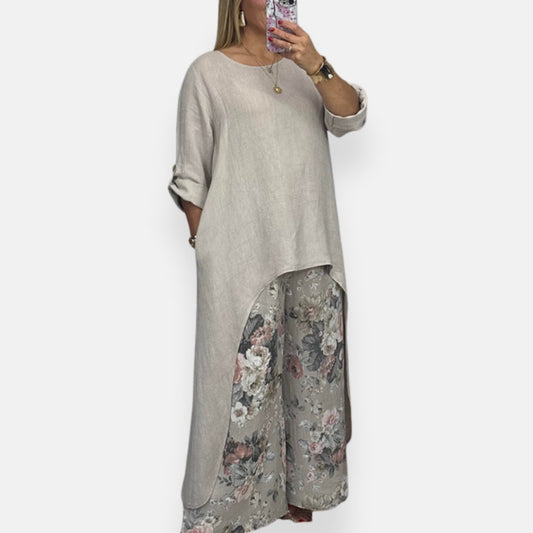 Ysabel | Ensemble ample à imprimé floral