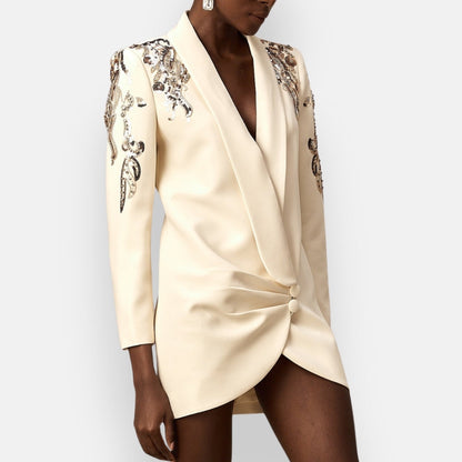 Orélie | Blazer Brodé Élégant