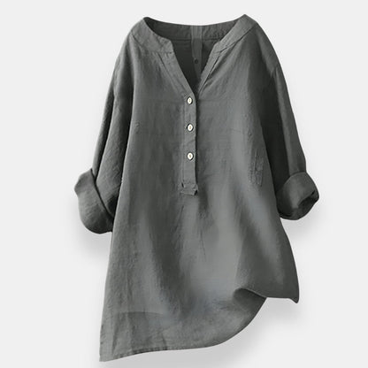 Mélaine | Tunique oversize boutonnée