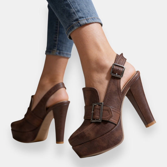 Dalmène | Sandales plateforme vintage