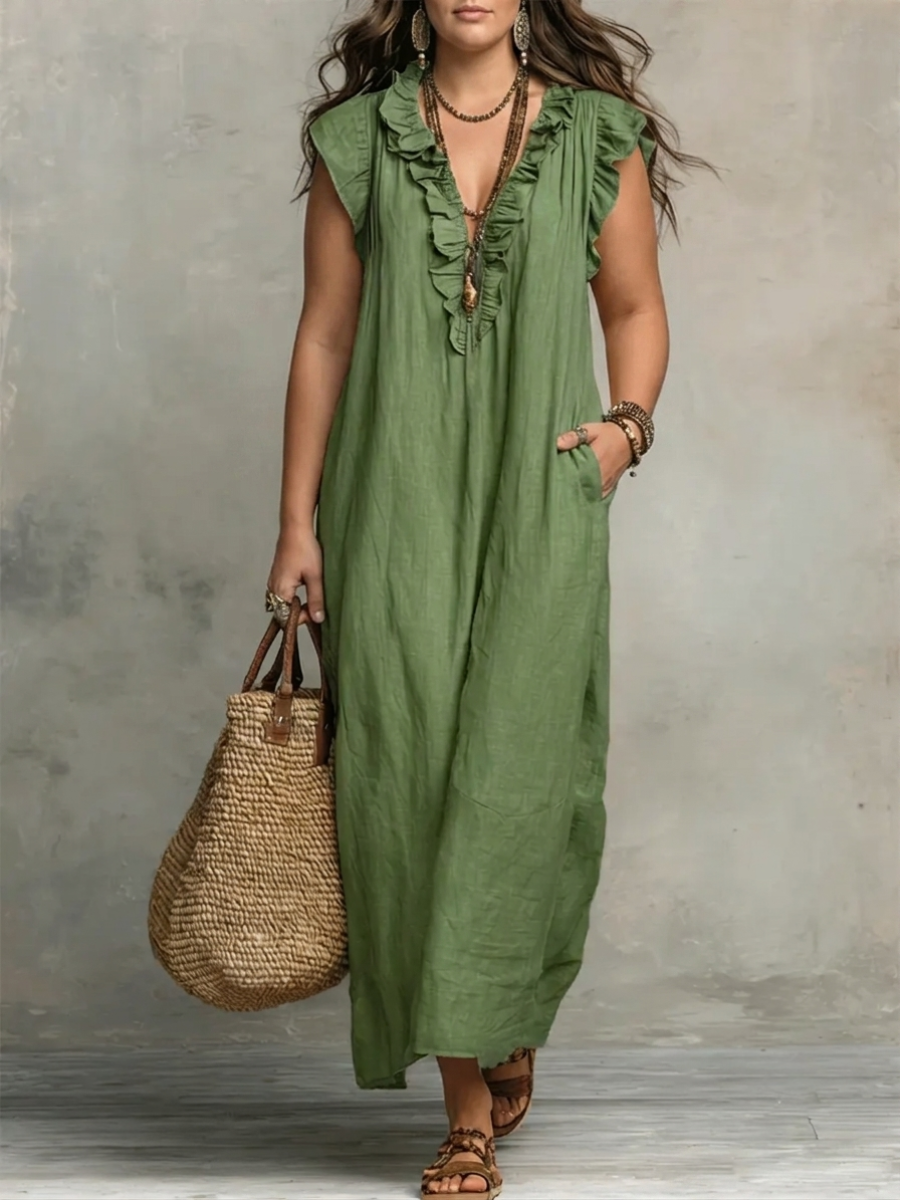 CAMELLIA™ - ROBE MAXI D'ÉTÉ ÉLÉGANTE
