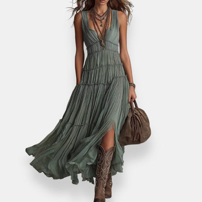 Ottilie | Robe Bohème Plissée