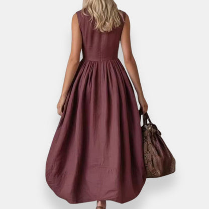 Blandine | Robe chemise froncée