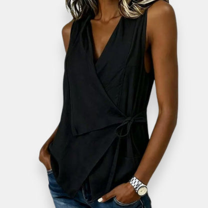 Félicie | Blouse Cache Cœur Nouée