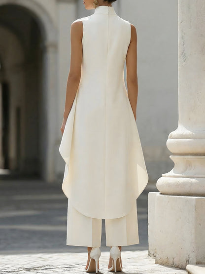 Everly | Elegant Wide-Leg Two-Piece Suit