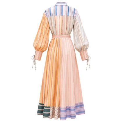 Robe maxi patchwork